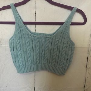 Shein cable knit sweater tank